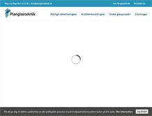 Tablet Screenshot of planglasteknik.se